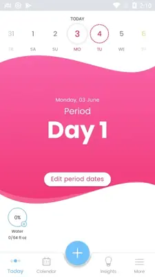 Period Tracker MIA android App screenshot 4