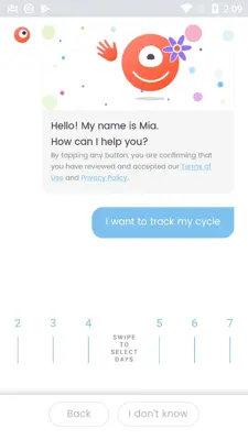 Period Tracker MIA android App screenshot 6